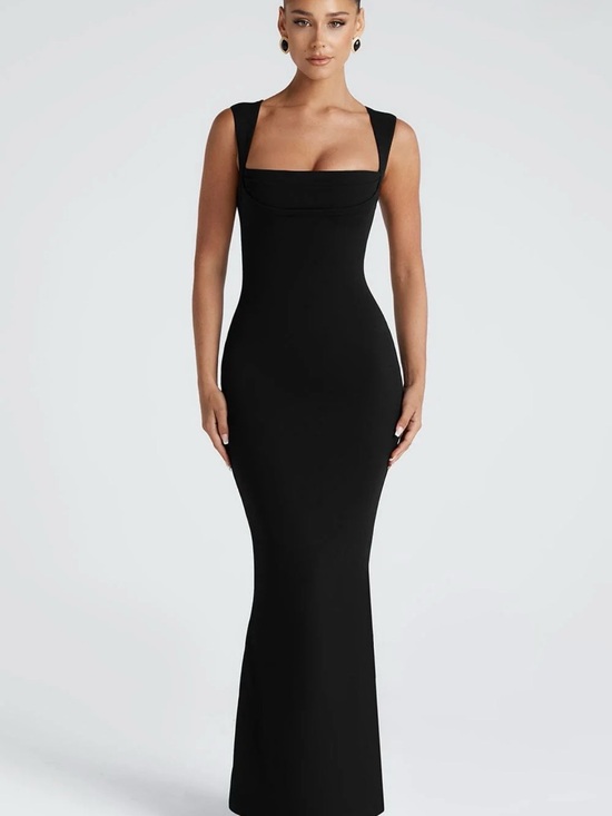 Babyboo Fashion Dresses & Skirts - Babyboo Helena Maxi Black Sleeveless Evening Dress. Size XL